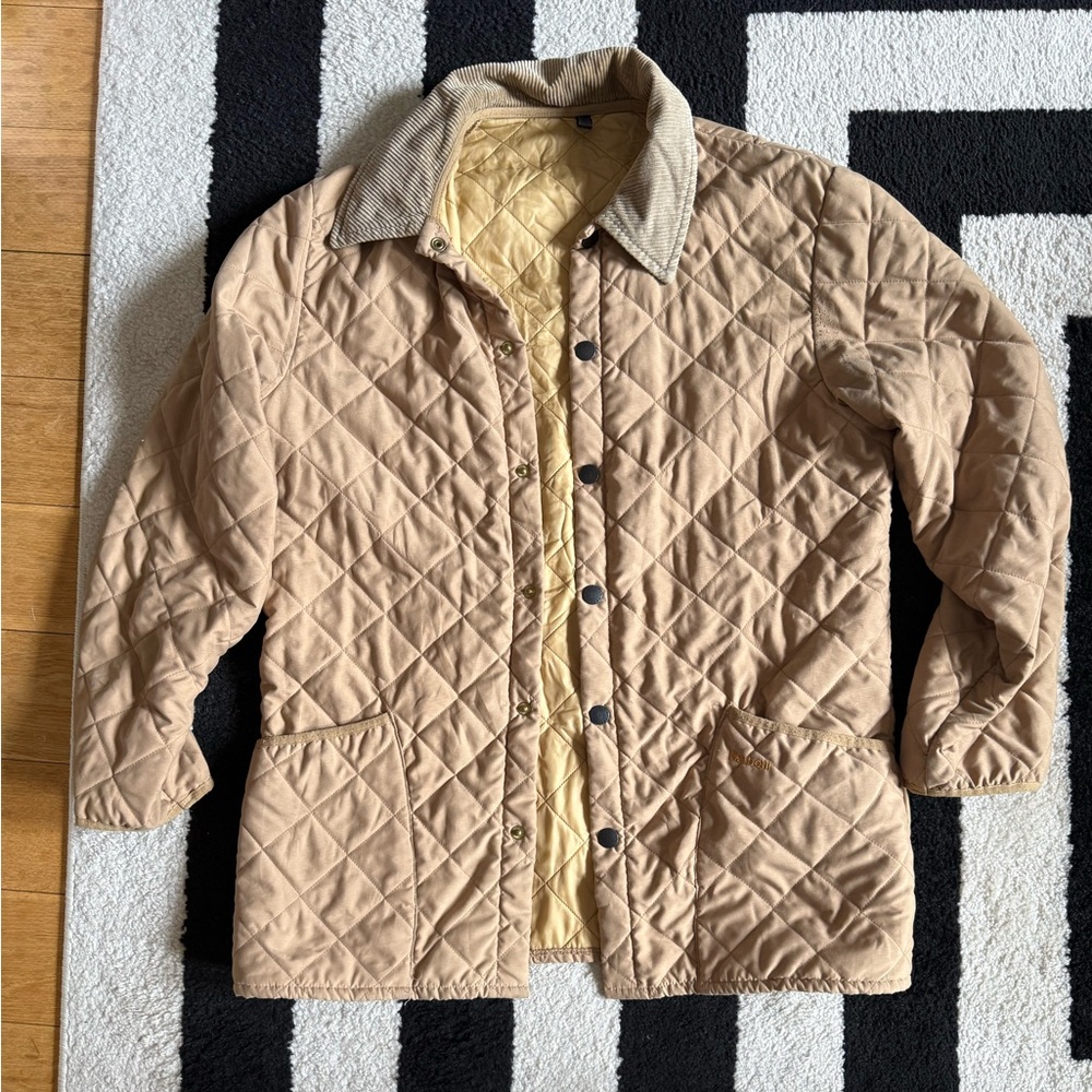 Barbour Beige Eskdale Jacket - Size M